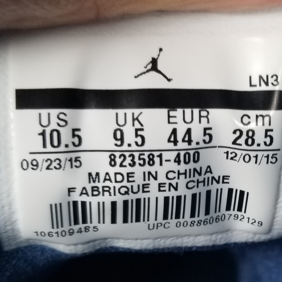 Nike Air Jordans Horizon French Blu, sz 10.5 main image 8